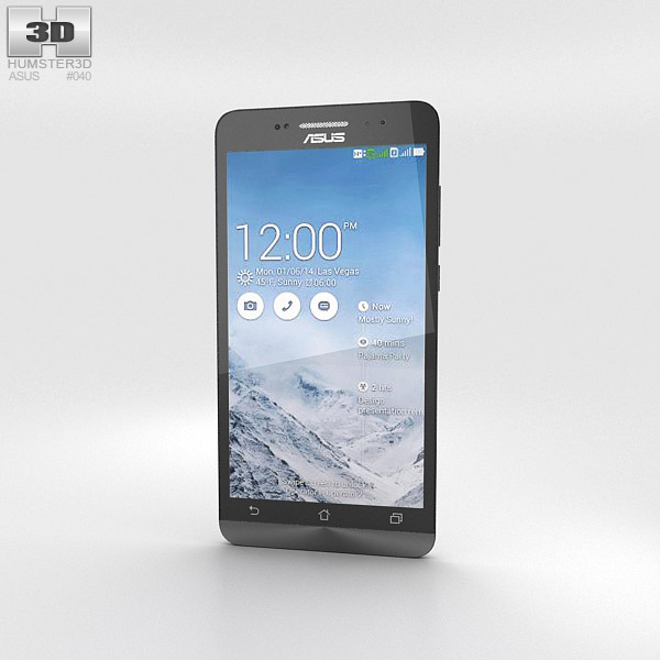 Asus Zenfone 6 Pearl White 3Dモデル