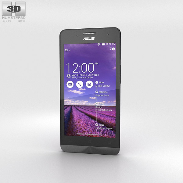 Asus Zenfone 5 Twilight Purple Modello 3D