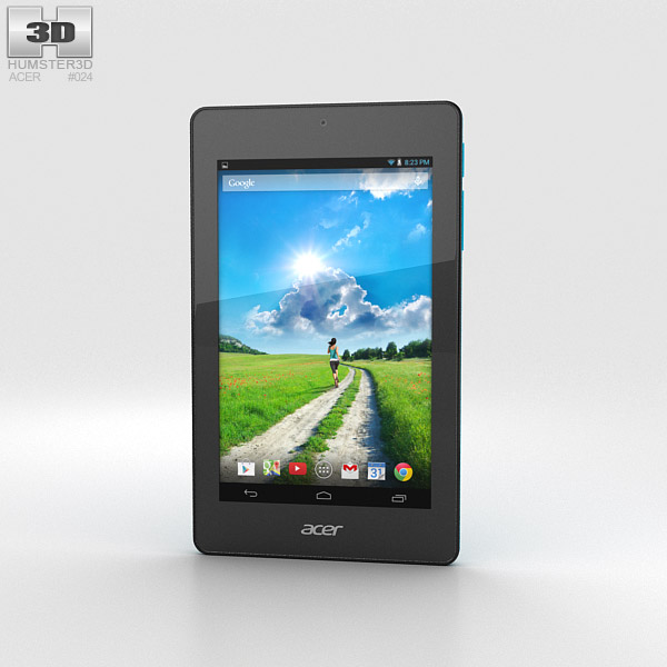 Acer Iconia One 7 B1-730 Cyan 3D 모델 