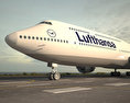Boeing 747-8I Lufthansa 3d model