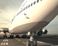 Boeing 747-8I Lufthansa 3d model
