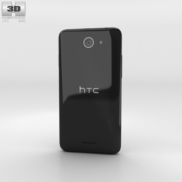 HTC Desire 516 Preto Modelo 3d