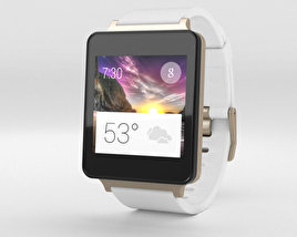 LG G Watch White Gold 3D model