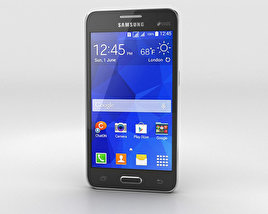 Samsung Galaxy Core II Negro Modelo 3D