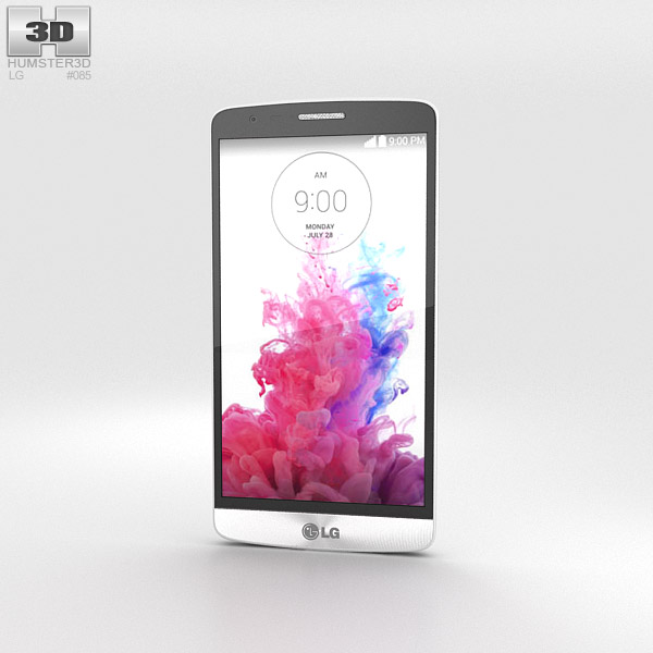 LG G3 S Silk White 3D 모델 