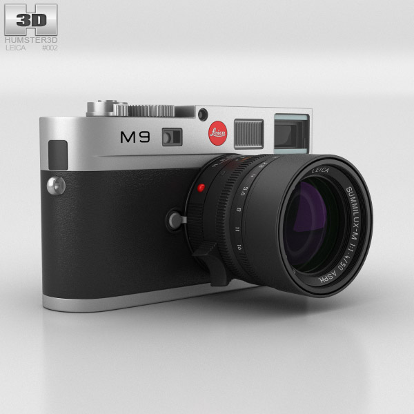 Leica M9 Steel Gray Modelo 3D