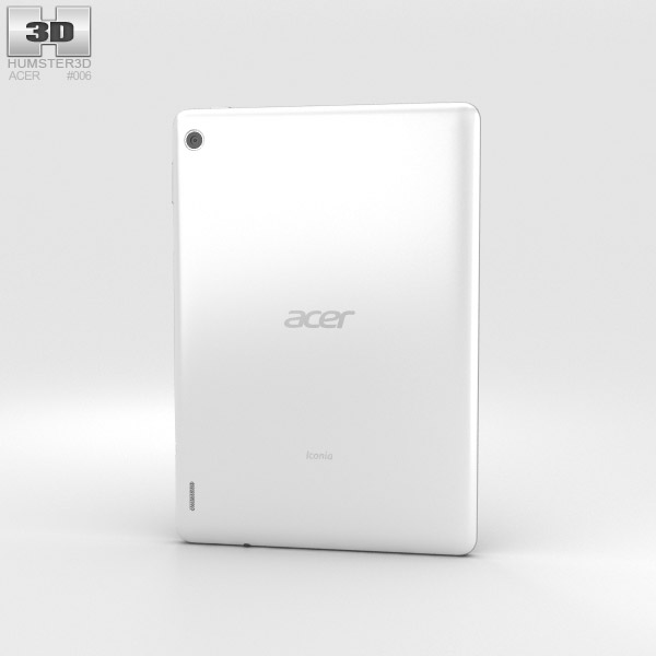 Acer Iconia Tab A1-810 White 3d model