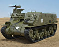 M7牧師式自走炮 3D模型