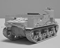 M7牧師式自走炮 3D模型