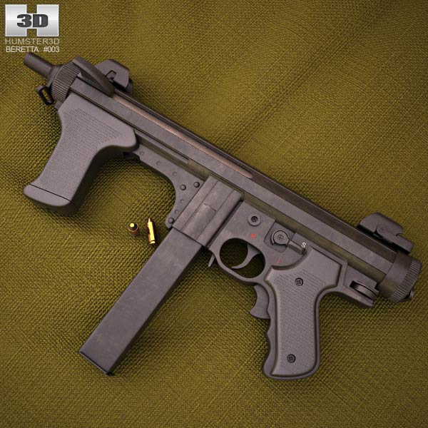 Beretta PM12S 3D model