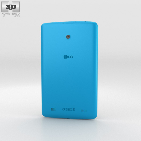 LG G Pad 8.0 Luminous Blue 3D模型