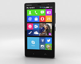 Nokia X2 Black 3D модель