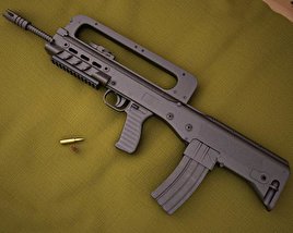 HS VHS assault rifle 3D 모델 