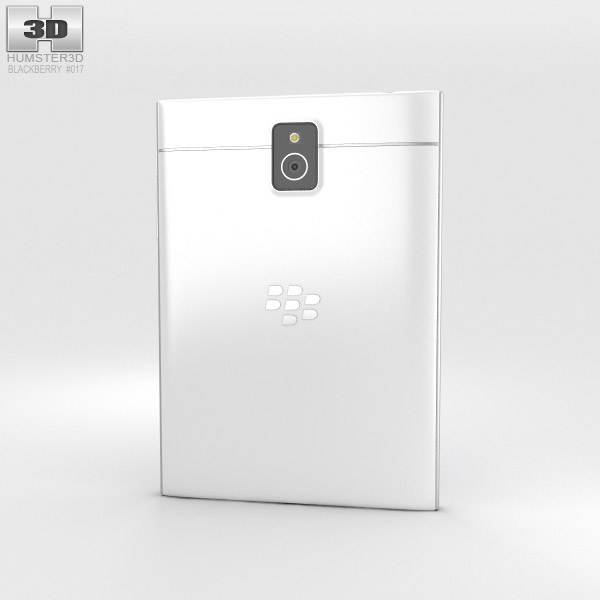 BlackBerry Passport White 3d model
