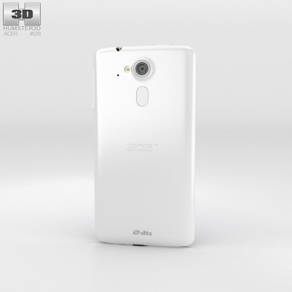 Acer Liquid Z4 Weiß 3D-Modell