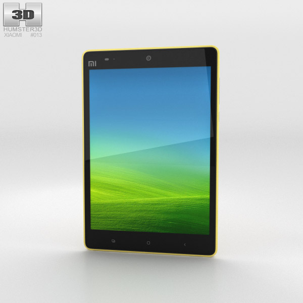 Xiaomi Mi Pad 7.9 inch Yellow 3D модель
