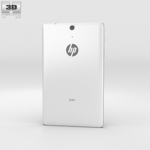 HP Slate 7 VoiceTab Black 3d model