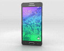 Samsung Galaxy Alpha Charcoal Black 3D модель