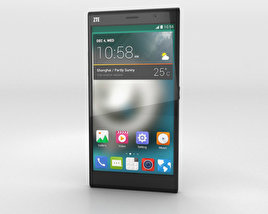 ZTE Grand Memo II LTE Black 3D model