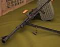 PK machine gun 3d model