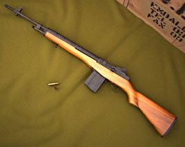 M14 rifle 3D model
