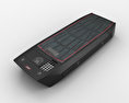 TAG Heuer Meridiist GMT PVD Black Alligator Red Stitch 3d model