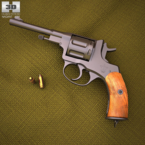 Nagant M1895 Modèle 3d