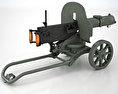 Maxim-Maschinengewehr 3D-Modell