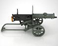 Maxim-Maschinengewehr 3D-Modell