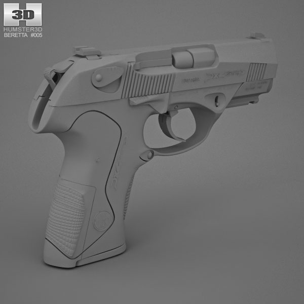 Beretta Px4 Storm 3D model - Weapon on Hum3D