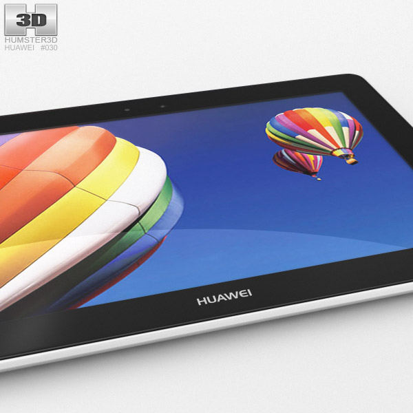 Regelmatig Opname geroosterd brood Huawei MediaPad 10 Link+ 白色的3D模型- 电子产品on Hum3D