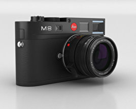 Leica M8 Nero Modello 3D