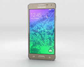Samsung Galaxy Alpha Frosted Gold 3D model