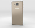 Samsung Galaxy Alpha Frosted Gold 3Dモデル