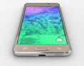 Samsung Galaxy Alpha Frosted Gold Modelo 3D