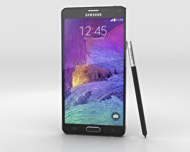 Samsung Galaxy Note 4 Charcoal Black 3D model