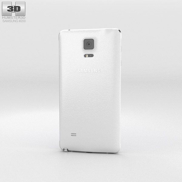 Samsung Galaxy Note 4 Frosted White 3d model