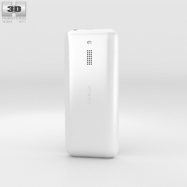 Nokia 130 White 3d model