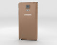 Samsung Galaxy Note 4 Bronze Gold 3d model