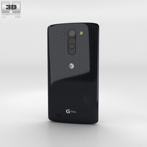 LG G Vista Metallic Black Modelo 3D