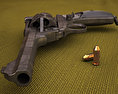 Webley-Fosbery Automatic Revolver Modelo 3D