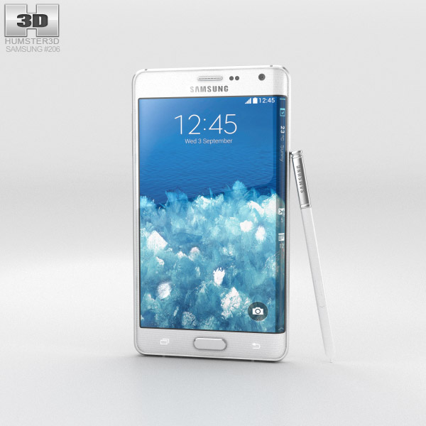 Samsung Galaxy Note Edge Frost White 3d model