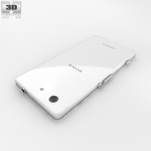 Sony Xperia Z3 Compact 白色的3d模型 电子产品on Hum3d