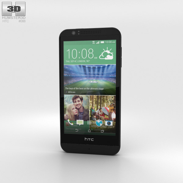 HTC Desire 510 Jet Black 3D model
