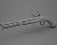 Flintlock Tower Sea Service Pistol 3D-Modell