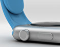 Apple Watch Sport 42mm Silver Aluminum Case Blue Sport Band 3d model