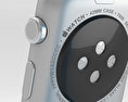 Apple Watch Sport 42mm Silver Aluminum Case Blue Sport Band 3d model