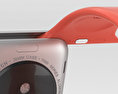 Apple Watch Sport 38mm Silver Aluminum Case Pink Sport Band 3d model
