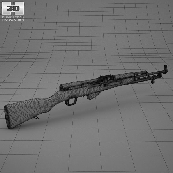 Sks 45 3dモデル 兵器 On Hum3d