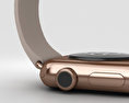 Apple Watch Edition 38mm Rose Gold Case Gray Modern Buckle 3d model